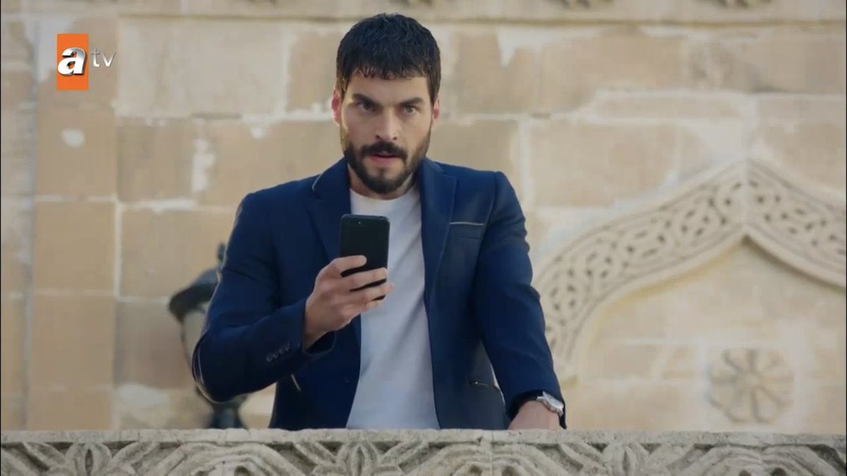 the fact that he’s got azize’s number saved as “azize aslanbey” and not “babanne” AMAZING  #Hercai