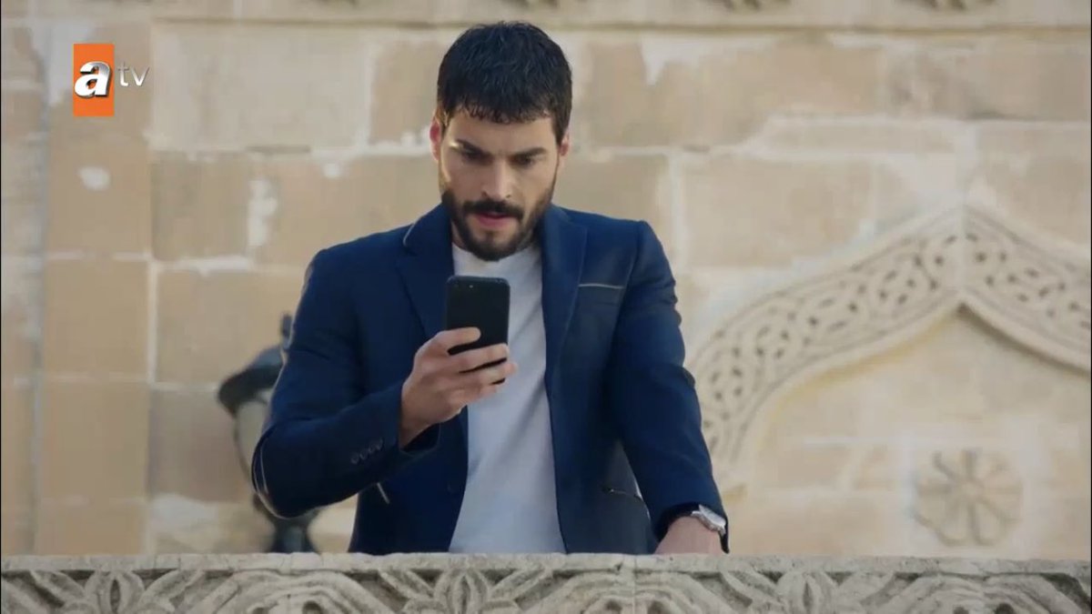 the fact that he’s got azize’s number saved as “azize aslanbey” and not “babanne” AMAZING  #Hercai