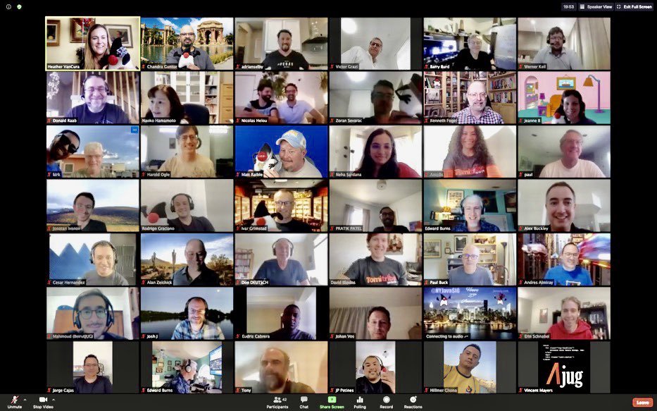 ameliaeiras's tweet photo. #JCPPartyAtHome: 🏡💙🔋 was a global beautiful 2hrs party 🎉🥳 for the 18th @jcp_org Annual💪🏼🥋 Awards attended by many 🧸🧸🧸 in the @java world 🗺 #CommunitySharing #MovedByJava! #SharingIsCaring https://t.co/xihgqNePW4