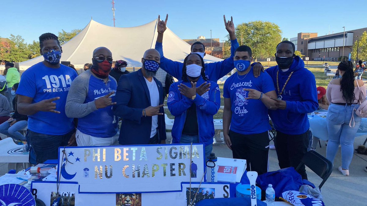 SigmasNu's tweet photo. Thanks to everyone who came out and supported the Org fair!! Continue to stay safe & Healthy as the year continues!! 🙏🏾💙🤘🏾
“Our cause speeds on its way”
#GOMAB #PBS #Nuchapter https://t.co/6YZ4zD88vh