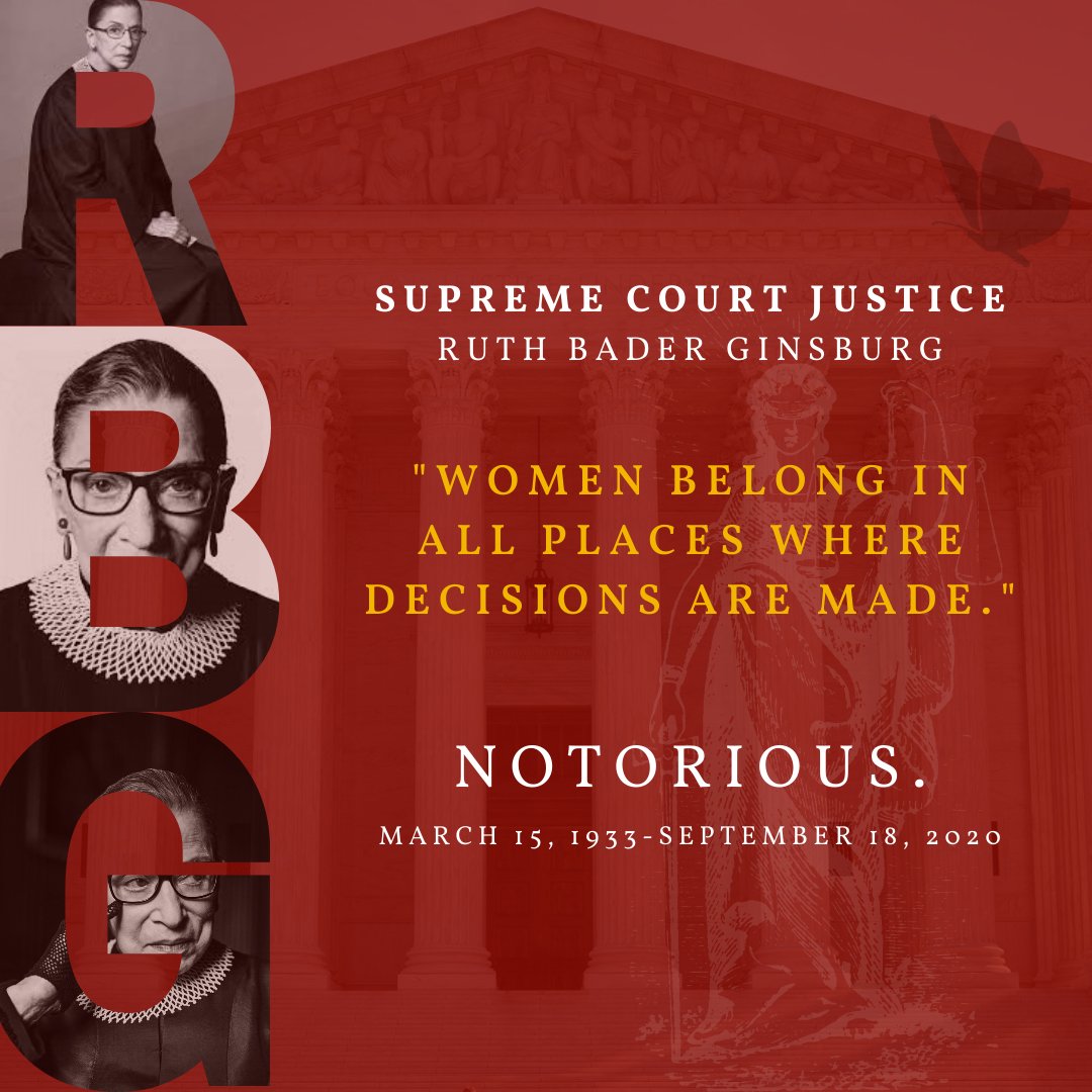 Theta_LPC's tweet image. We are deeply saddened to hear of the recent passing of Supreme Court Justice Ruth Bader Ginsburg. She was a trailblazer of gender equality, and we will honor her by continuing to uplift unheard voices. We must not remain stagnant, and we must fight the good fight.