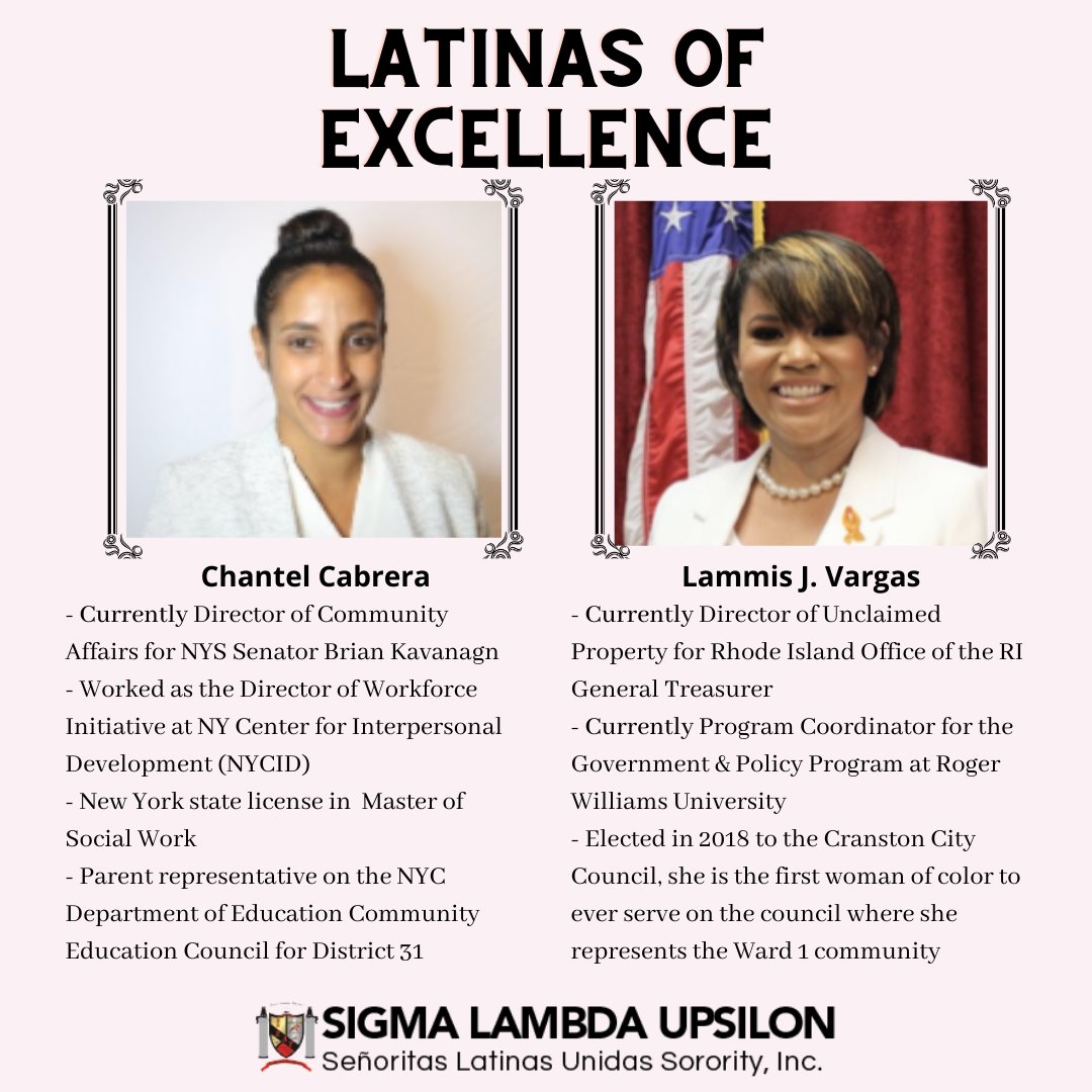 Theta_LPC's tweet image. Introducing our Latinas of Excellence panelists:

Victoria Goncalves
Patricia Campos Medina
Chantel Cabrera
Lammis J. Vargas

We hope to see you all on September 22nd for our first LHC event as we hear from these four amazing womxn!