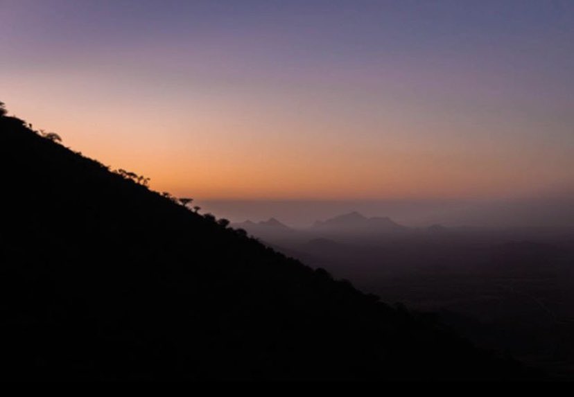  Breathtaking view of Shiikh mountains during a misty evening & during a clear day مَا شَاءَ ٱللَّٰهُ