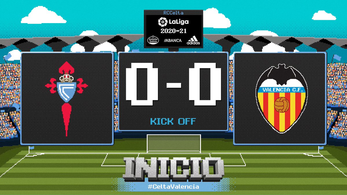 RCCelta's tweet photo. INICIO ▶️ Comeza o partido! Non estades no estadio pero sentímosvos, celtismo. Loitaremos por vós!

#CeltaValencia #LaLiga https://t.co/9BY4FJqica