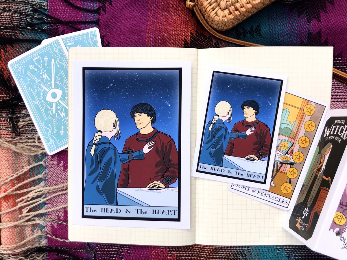 grannystannie's tweet photo. bellarke stans if u can hear me... pls buy my tarot card art (it comes in a sticker or a print) if you can’t buy pls rt!!! 🥰 my next customer could be on your tl #BellamyBlakeDeservedBetter #bellarke #bellarkefanart https://t.co/8fimaH67xh https://t.co/8w9IEmQ9e4