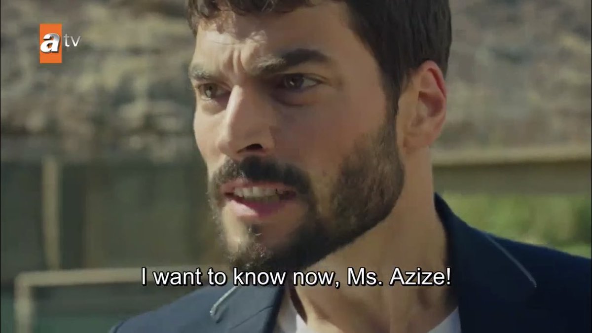 every time miran calls azize anything other than babanne 10 years are added to my lifespan  #Hercai