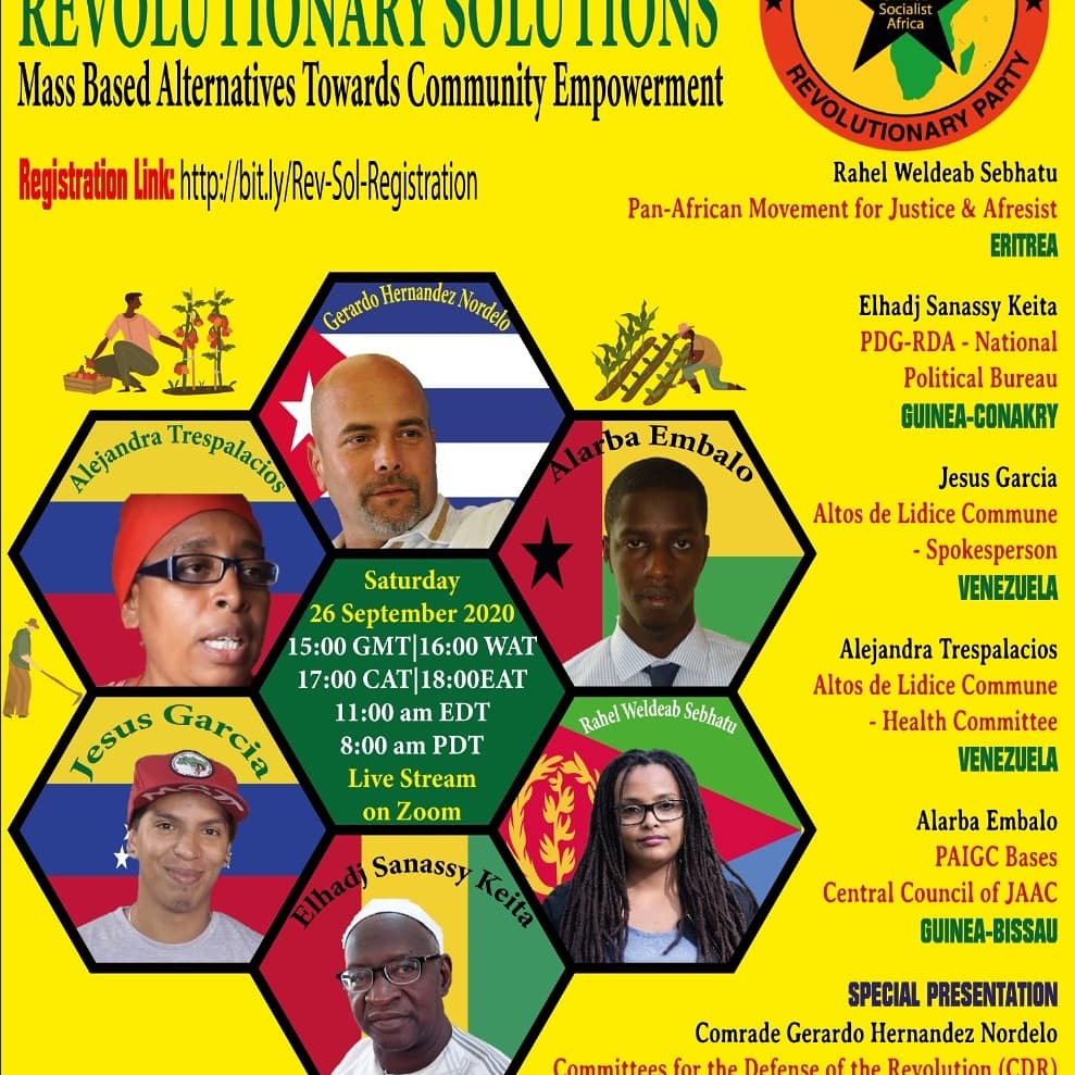 AAPRP's tweet image. Join Us Saturday 29 Sept on ZOOM for an important event around #RevolutionarySolutions
Highlighting the historical and contemporary work of creating people&apos;s power through ALTERNATIVES to #NeoLiberal forms of social-economic org. FREE! PRE-REGISTER HERE bit.ly/Rev-Sol-Regist…