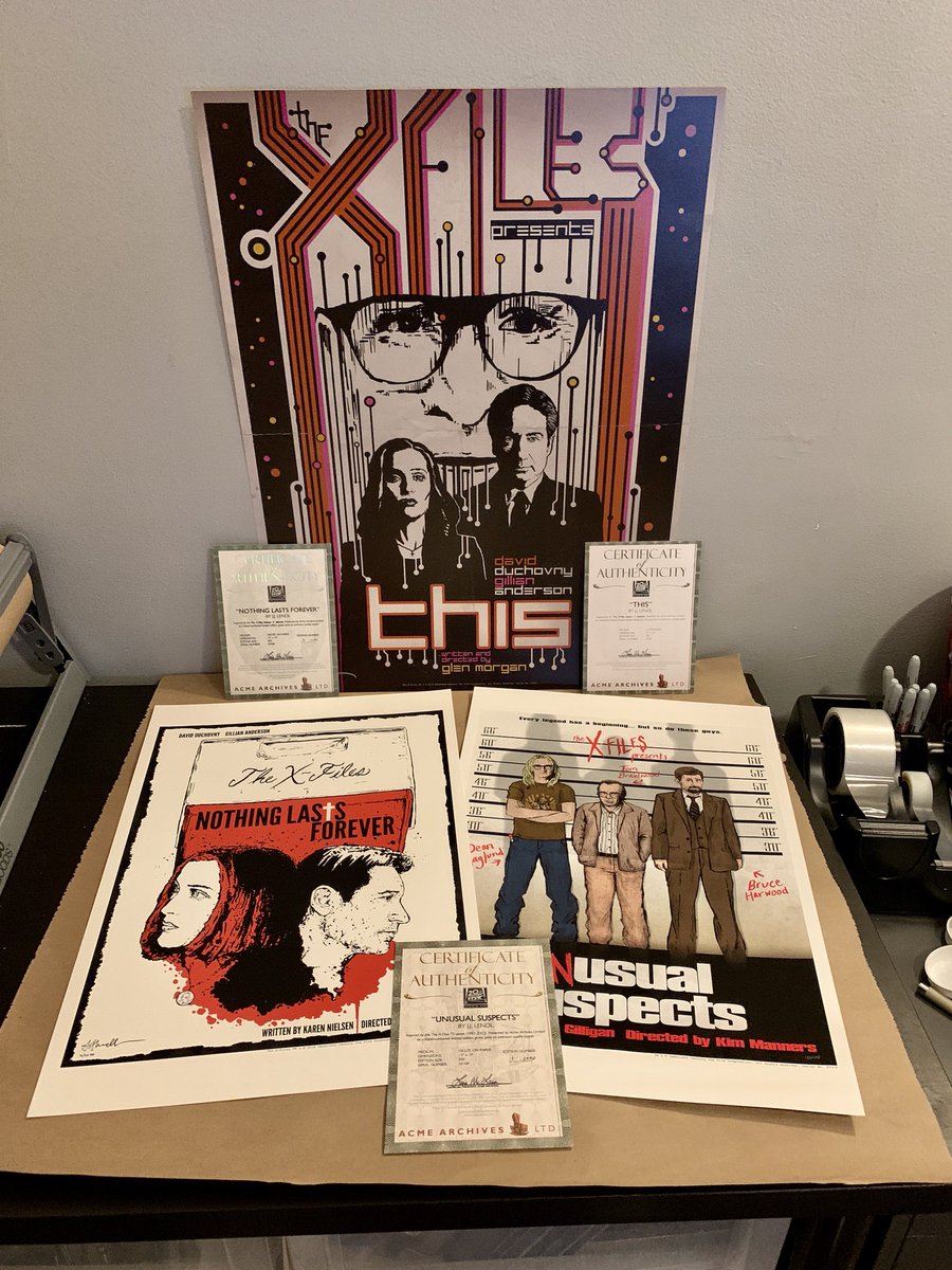 JJLendl's tweet image. One of these official @thexfiles prints could be yours! Check out the fundraiser details below from @XFilesNews and enter to win #Xfiles prizes while supporting @WCKitchen &amp;amp; @InTheKeyofX. #TheXFiles