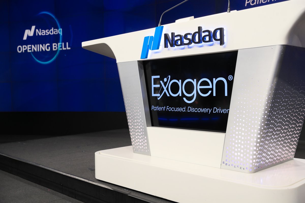 ExagenInc's tweet photo. 9.19.20 marks the one-year anniversary of Exagen’s IPO! A big thank you to all of our partners, shareholders, and employees for such a successful first year in this journey. Here’s to many more!
#nasdaq #nasdaqopeningbell #rheumatology #autoimmunedisease #autoimmunetesting https://t.co/DiQyoYX6Cm