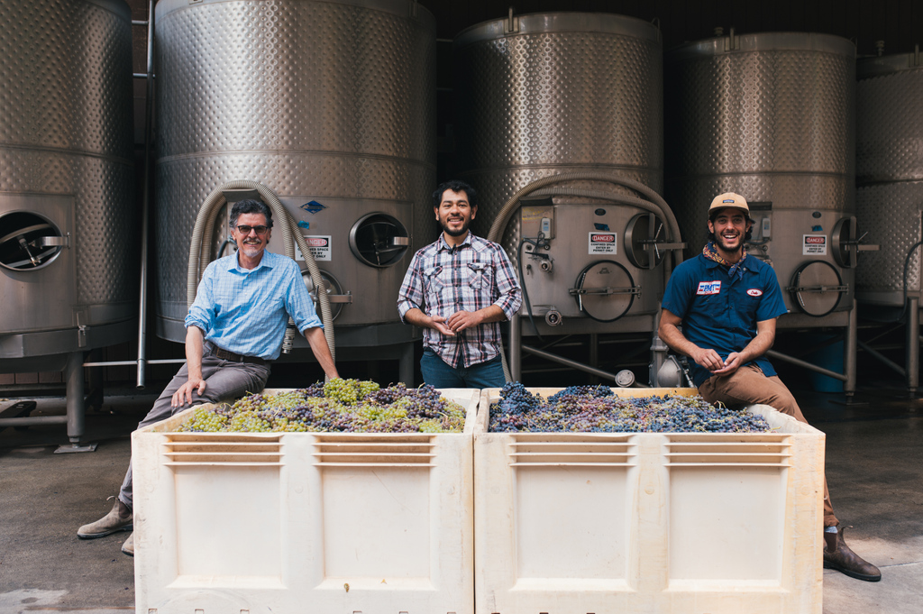 ElevationTen's tweet photo. Wouldn’t you like to spend the day with these three wizards of winemaking? https://t.co/piC932mcUn