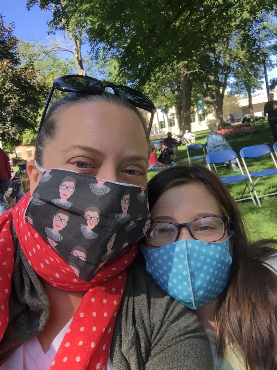 libraryladygrey's tweet photo. We made it! Super excited to hear the message of @VoteCommon !!! #LeadersMatter #VoteBlueToSaveAmerica #VoteCommonGood #Faith #Hope #Love https://t.co/HvFDCJvmRP