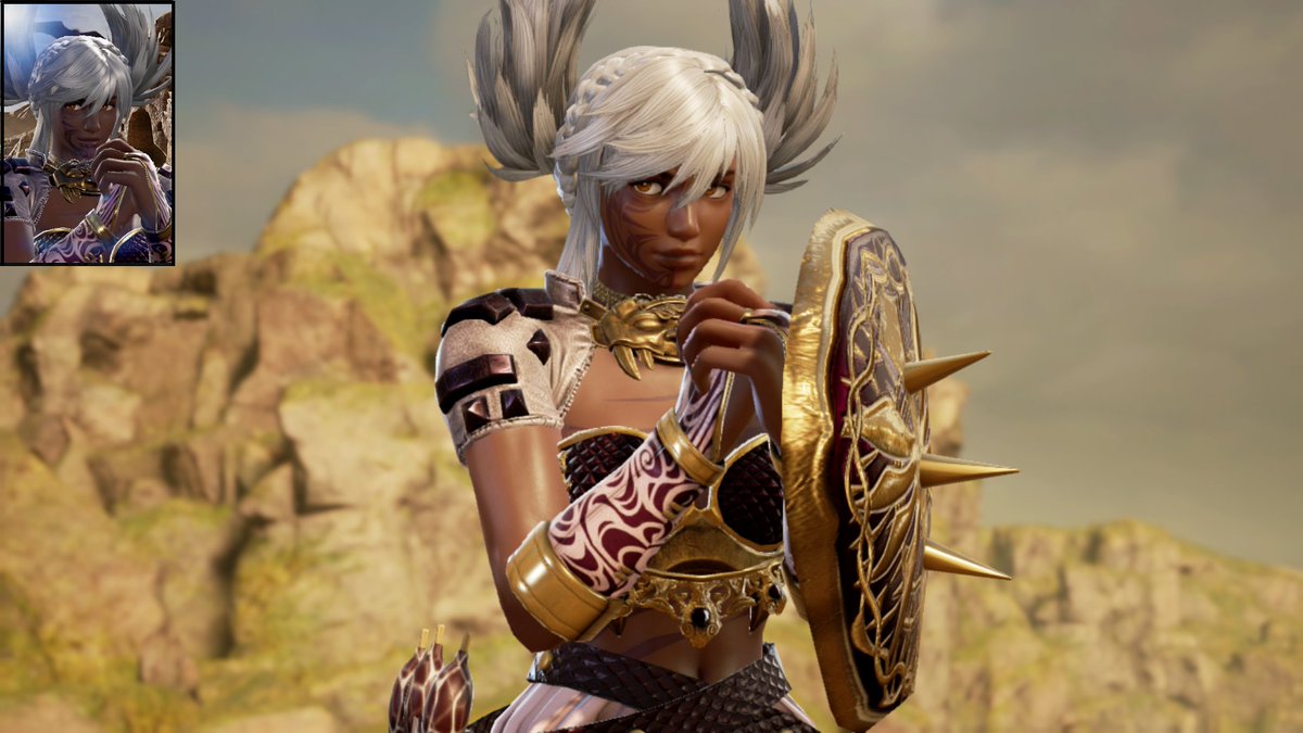 Flo_117_'s tweet photo. 🛕🗡️🛡️ Birêl Êirôdê; Exalted Temple Guardian, Second Akolyth of the Sacred Recreation 🛡️🗡️🛕
#SCVI #SOULCALIBURVI #ソウルキャリバー6 #ソウルキャリバーVI #H2Flow #Cassandra #SCVI_CAS #CaS #CreateASoul #costume #creation #OC #nubian #fantasy #story https://t.co/zEOfqk0f1M