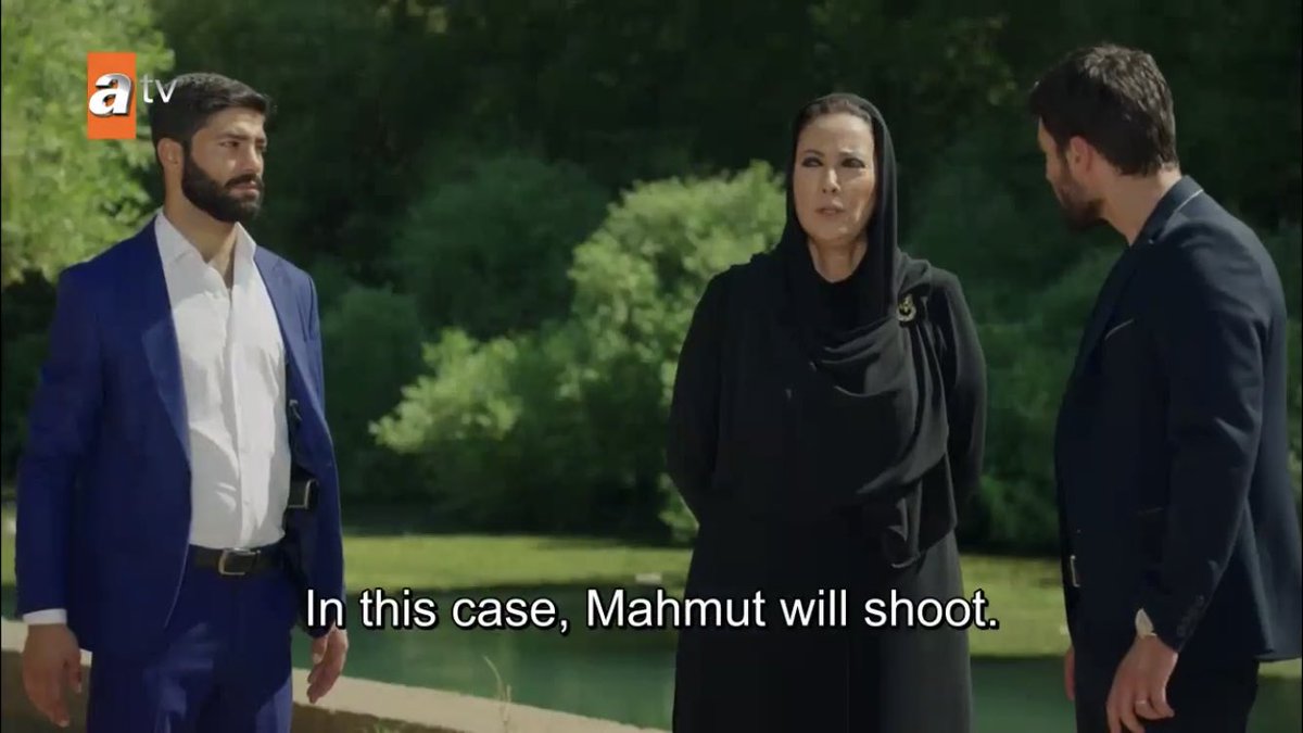 HE’S GONNA SHOOT AZAT TO SAVE HIS LIFE BECAUSE IF MAHMUT SHOOTS HIM AZAT WILL DIE UGHHHHH  #Hercai