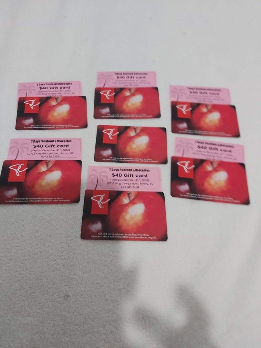 Our last batch of gift card distribution is this weekend
Thank you <a href="/BreakfastCanada/">Breakfast Club of Canada</a>.
