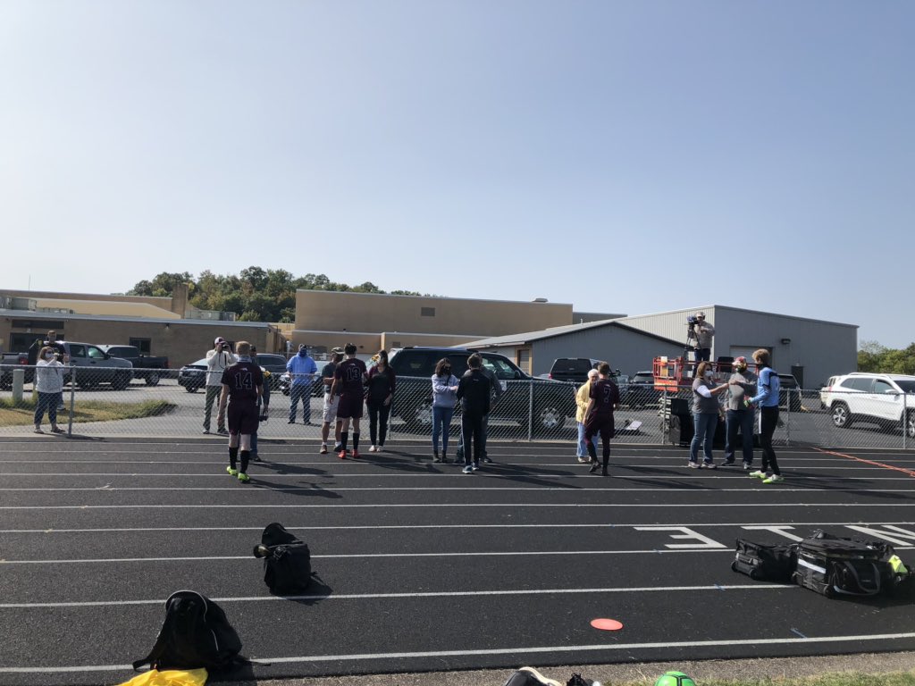 mhsmustangsocce's tweet photo. It was a beautiful day for soccer &amp; to celebrate our 5 seniors. 

We held tight with New Richmond to keep them to a 1-0 lead by halftime, but we ran out of steam in the second half. Final was 4-0 NR. We will head to Arcadia on Tuesday for a 5:00 start. https://t.co/2JWGukuPLh