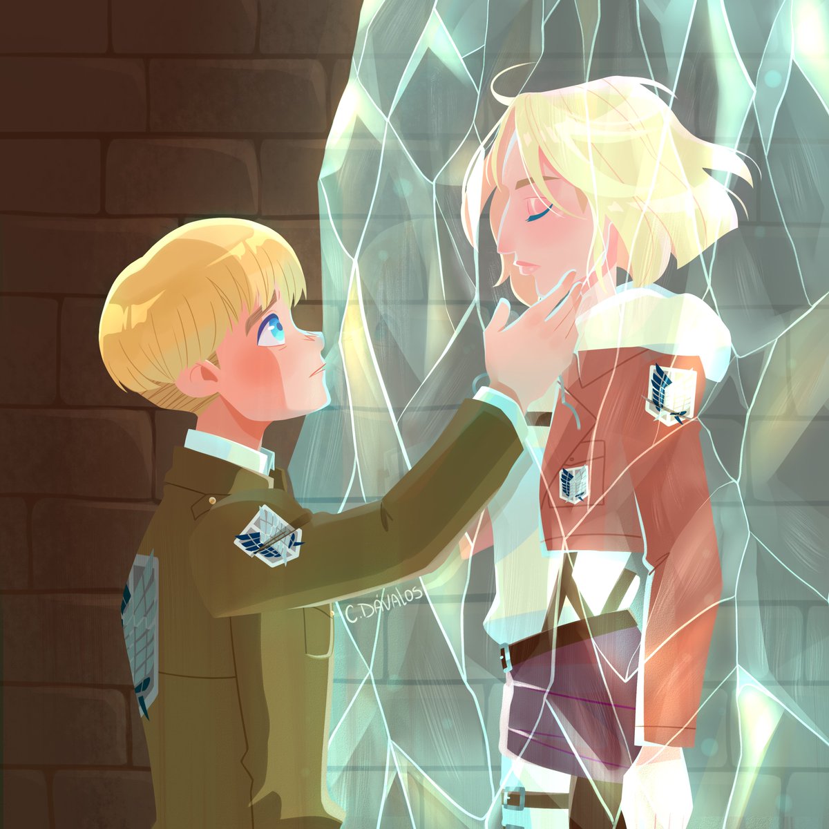 Annie X Armin Aot Fanart.