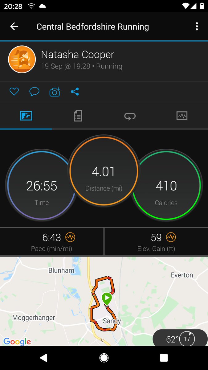 MrsCooperPE's tweet photo. Saturday nights sure have changed in the Cooper household! 🏃♀️🏃♂️ 4 mile loop with the hubs this evening. Need to keep an 👀 on him, he'll soon be beating my 5k PB! #competitivecouple #HoH #motivatingteamturing #teamturing #activemile #housecomp @RbaTuring https://t.co/3whH0NPosL