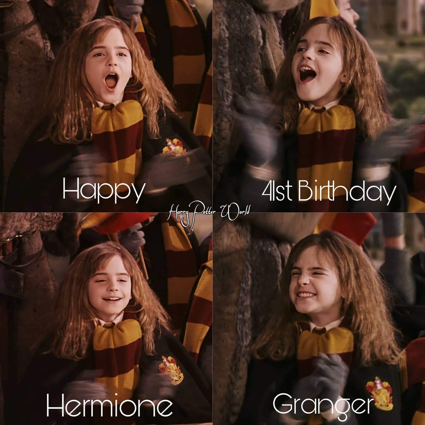 Happy birthday to the brightest witch of her age, Hermione Granger!  