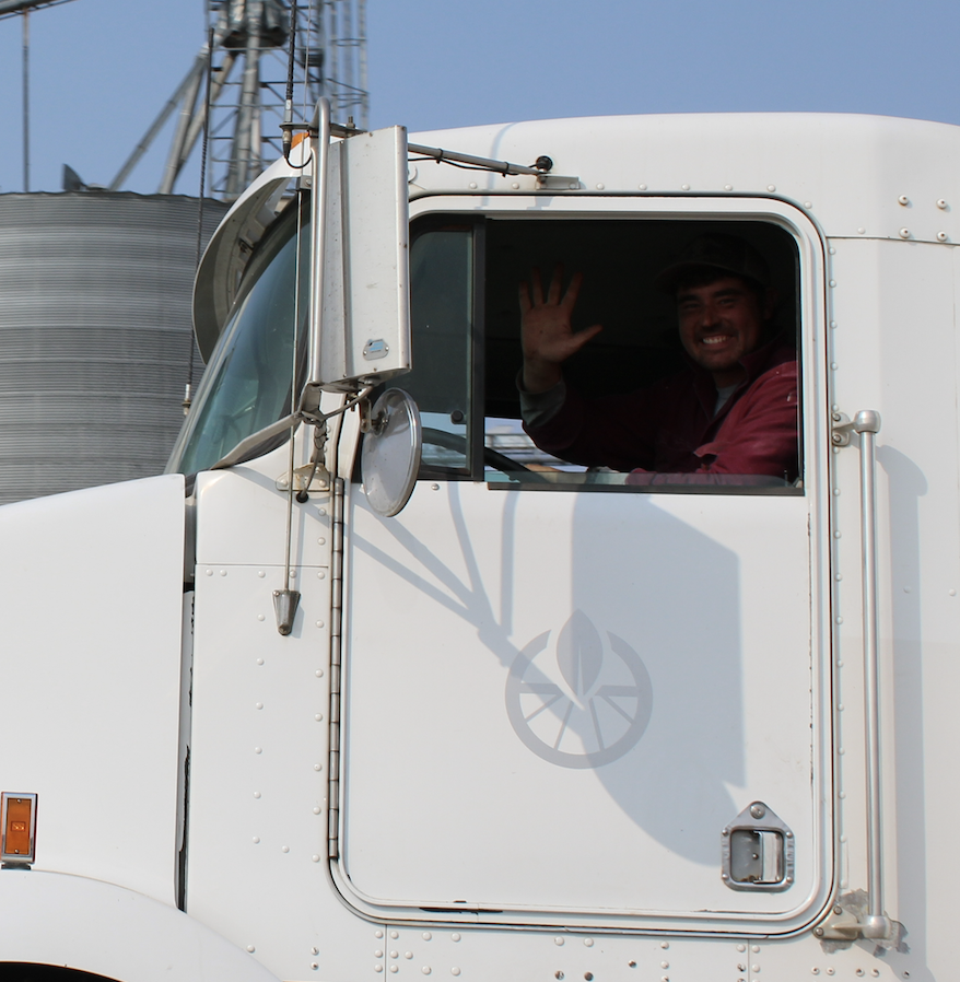 <a href="/LongViewFarms/">LongView Farms</a> Eric hauling in soybeans for Longview today at <a href="/KeyCooperative/">Key Cooperative</a> Nevada location #agriculture #harvest2020 #soybeans #NevadaCubPride
