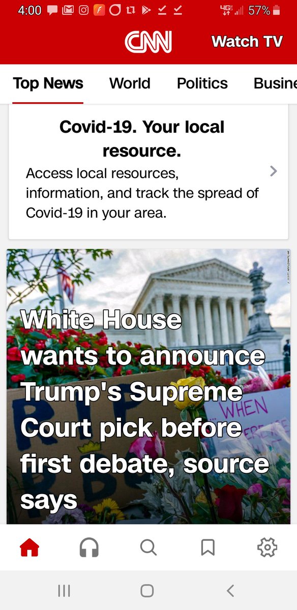 Come on <a href="/CNN/">CNN</a>... this is your top story right now??? #RBG just passed. She's an icon. Show some respect.