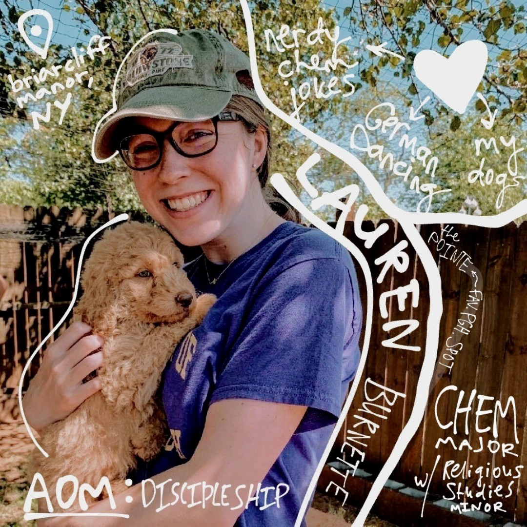 Cstone220's tweet photo. ☆ Meet Lauren! ☆
•
Lauren is a senior at Pitt who serves as on Cornerstone Leadership on the Discipleship Team. Majoring in chemistry with a minor in religious studies, Lauren has a heart for God and notes that her favorite part of the Bible is Psalm 46. #StudentSpotlight https://t.co/L0PMFJvQxc