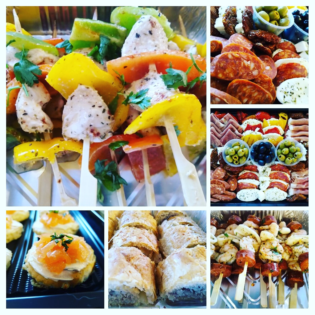 DosCatering's tweet photo. Antipasti platter with home made focaccia, cream cheese & smoked salmon on home made blinis, home made sausage roll, chorizo & king prawn & calamari skewers, chicken & roast pepper skewers
#madewithloveandpassion #premiumbuffet https://t.co/5tKBuN4Mer