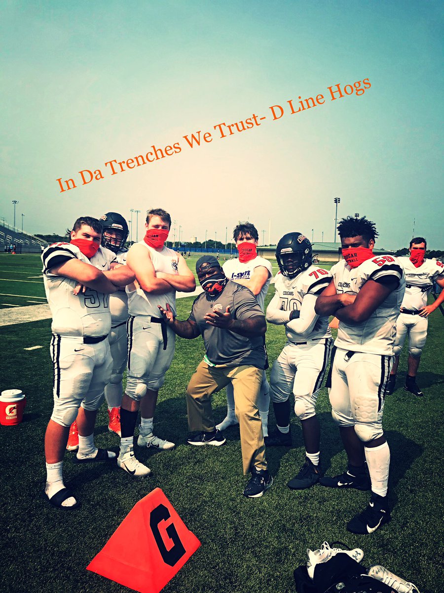 CoachCookNW's tweet photo. Ain’t nothing changed but a couple HOGS now apart the Gang!!! D LINE HOGS for after it today!!! #Sacks #moreSACKS #TACKLETOTACKLEWESHUTDOWN #DUB #7STRONG #DLINEHOGS https://t.co/pjDuY4akR8