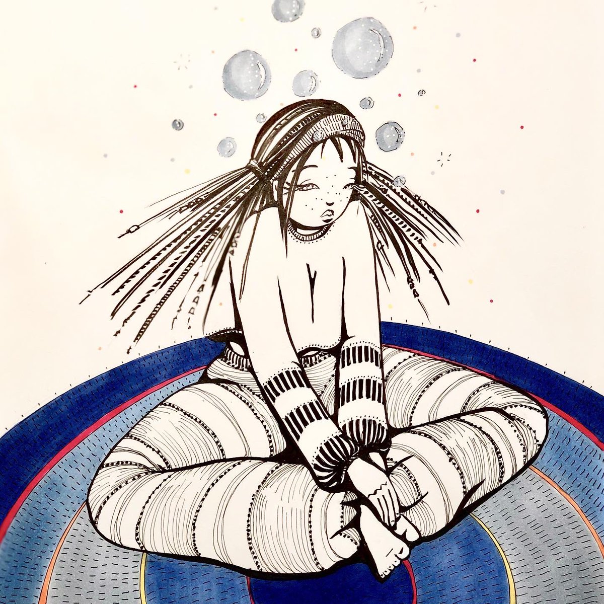 Needsomedreams's tweet photo. Laisser passer les turbulences de mes pensées qui dansent dans mon cerveau au gré des émotions...
😶
Accepter. Laisser passer. Respirer. Rien ne dure. Repeat.
😶
#drawing #drawingoftheday #illustration #poeticdrawing https://t.co/8Yf8r9Ce7B