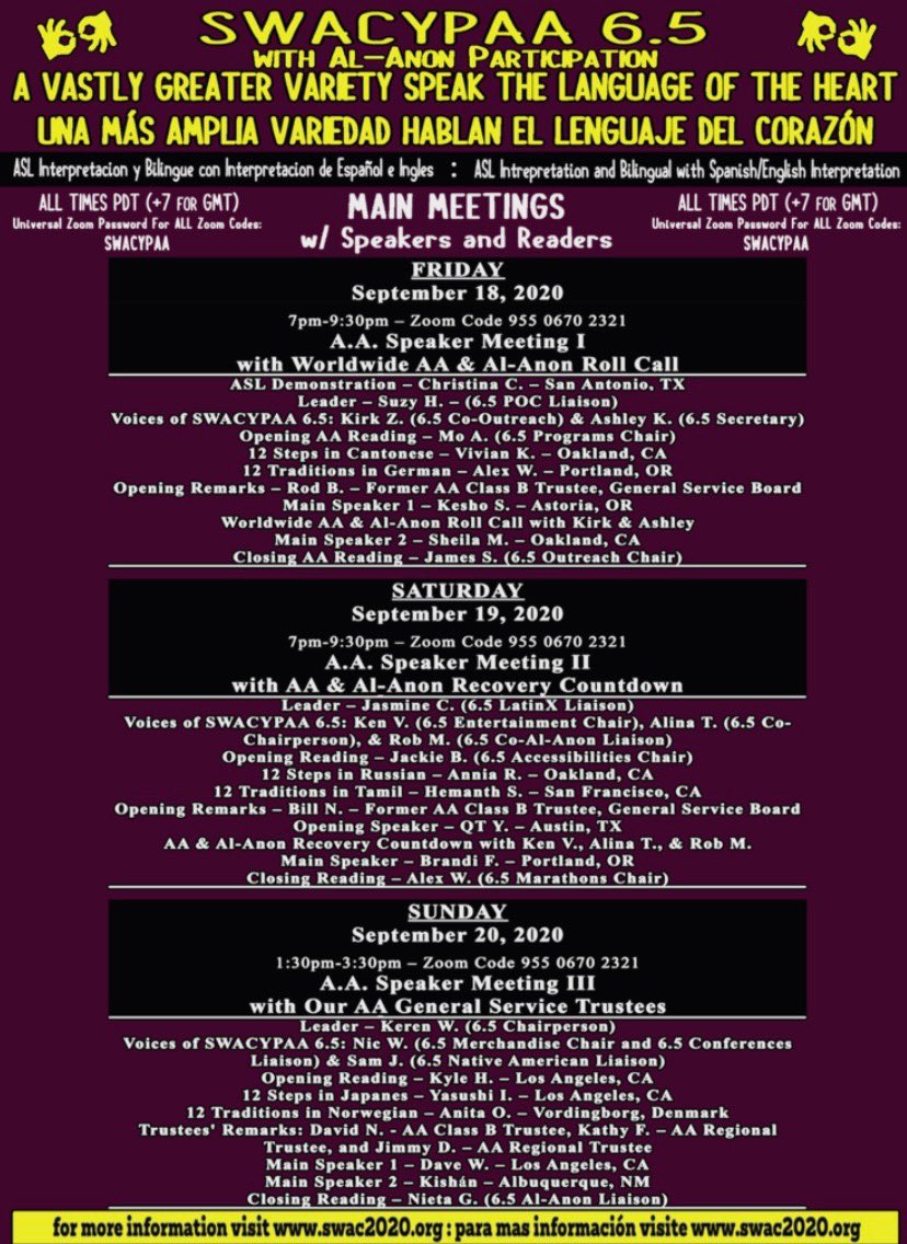 ClubNeck's tweet image. SWACYPAA 6.5 Conference this weekend! #aa #aaspeakers