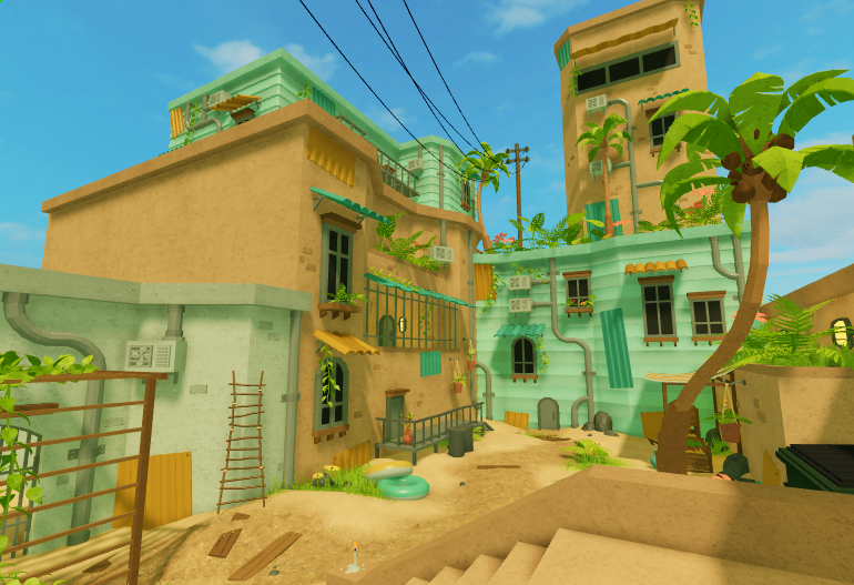 Fezachi's tweet photo. Something I've been working on 🌴🌸

#RobloxDev #Robloxstudio #Blender #RBXDev #Roblox https://t.co/QtAPHlJN03