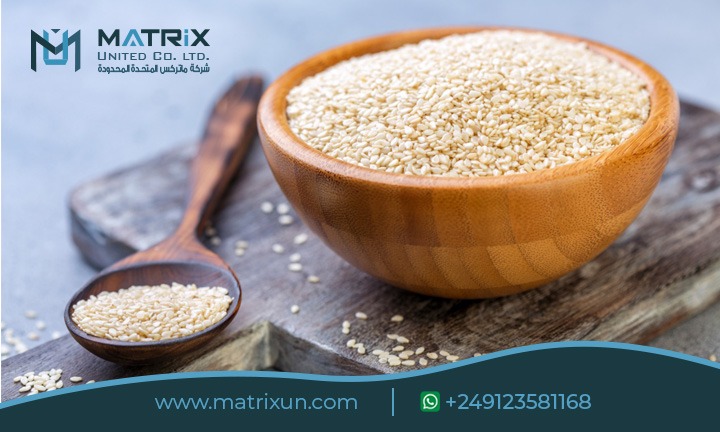 matrixunitedltd's tweet photo. Sudan sesame seeds have high oil content with a rich, nutty flavor. Sesame seeds.
.
.
Get Quote 👉 https://t.co/XXFD2KT2uR
.
🔥We never compromise on quality!
.
🌎 Worldwide shipping available.
📲: +249123581168
✉️: Sales@matrixun.com https://t.co/jitGRaotjK