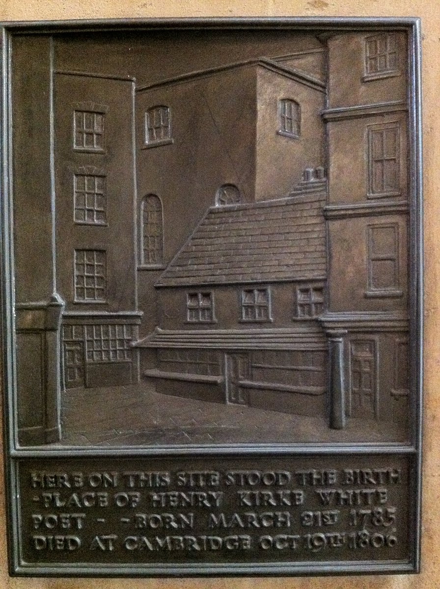 THE NOT ENTIRELY OBVIOUS NOTTINGHAM ESSAY: PART 1: TWO PLAQUES.Here's a story about two plaques in Nottm city centre, and why they might have a strange link that spans a century and created one of the most recognisable characters of all time.So, let's see the plaques.