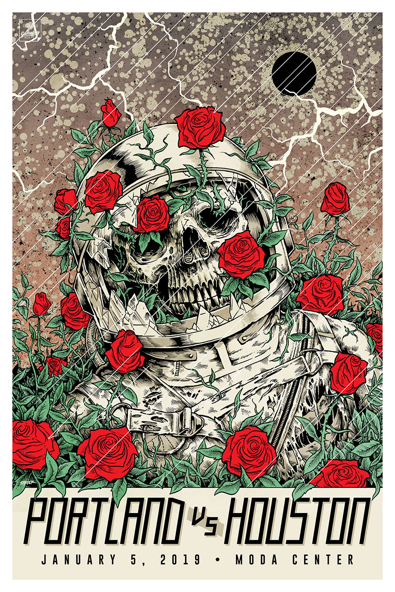 LowPostmortem's tweet photo. Blazer fans. If you missed out on this Rockets Vs. Blazers gameday poster or if you just really like it you can now purchase the original print from Metal Matt Stikker right now. #RipCity #MetalMatt #gamedayposter
https://t.co/VgiQYSr7hx https://t.co/wyzbDya9zs