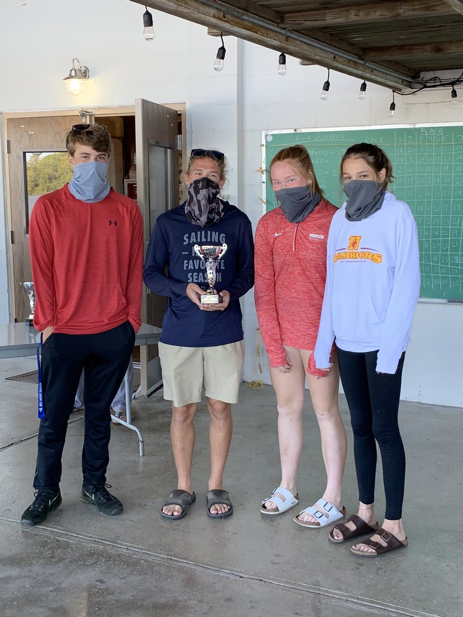 The A Division winners are Brendan and Sam!  And the team has taken third place overall!  Thanks to Leatherlips Yacht Club for an excellent day of sailing!