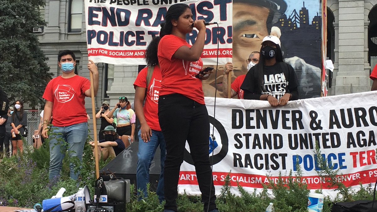 “We are the real resistance. Not the Democratic Party.We need organizations that are able to push back against the repression of the policeWe need to have the ability to organize our resources and respond quickly. That is exactly what we’ve done today”