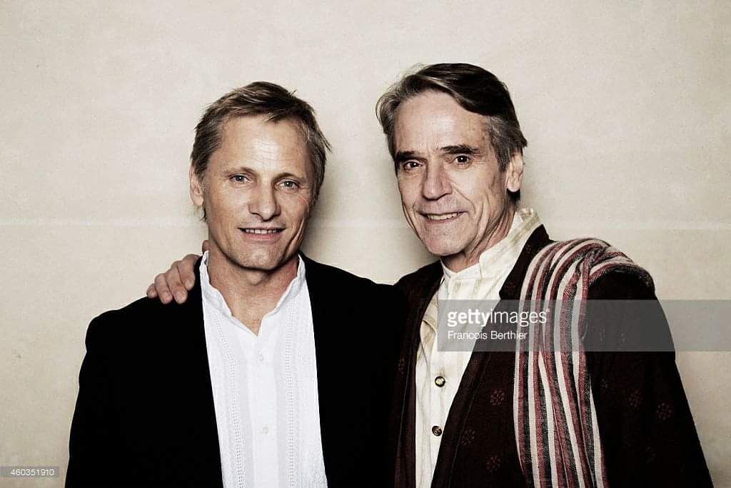 Happy Birthday to Jeremy Irons

Pictured here with Viggo Mortensen, whom he starred with in \"Appaloosa\"... 