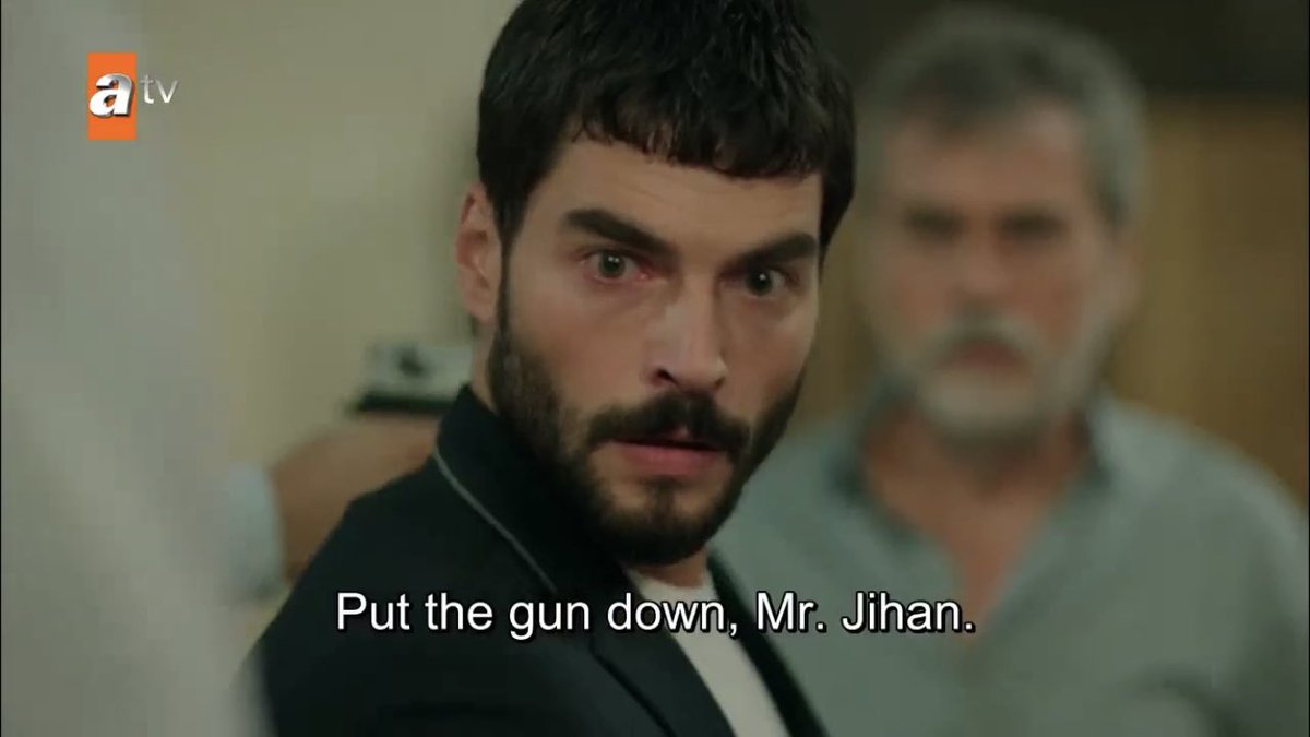 “you shoot” “no, you shoot”AND NO ONE WILL SHOOT AKSKKSKS  #Hercai