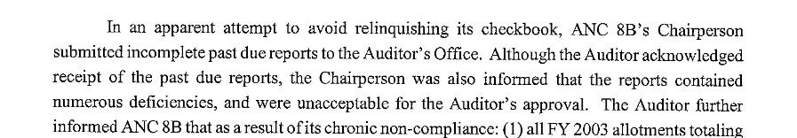 But wait, it gets worse. When the Auditor caught on and started to investigate, Jacque Patterson ducked responsibility. He tried to throw together records and ducked meetings - refusing to cooperate until he was issued a subpoena.