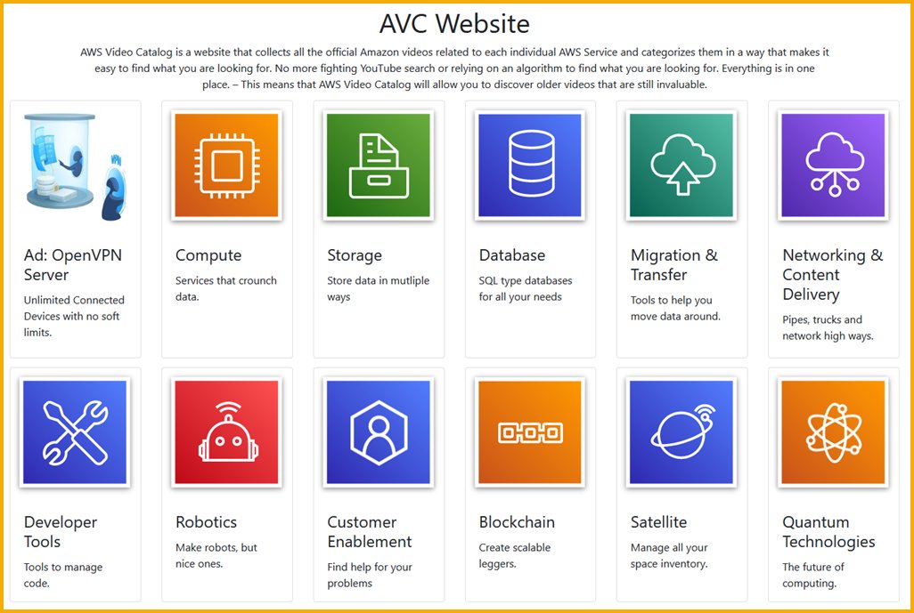 jeffbarr's tweet image. AVC Website - awsvideocatalog.com - &quot;... a website that collects all the official Amazon videos related to each individual AWS Service and categorizes them in a way that makes it easy to find what you are looking for. &quot;