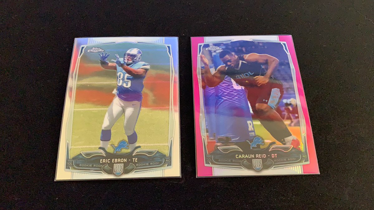 Lions Topps chrome rookie lot $4