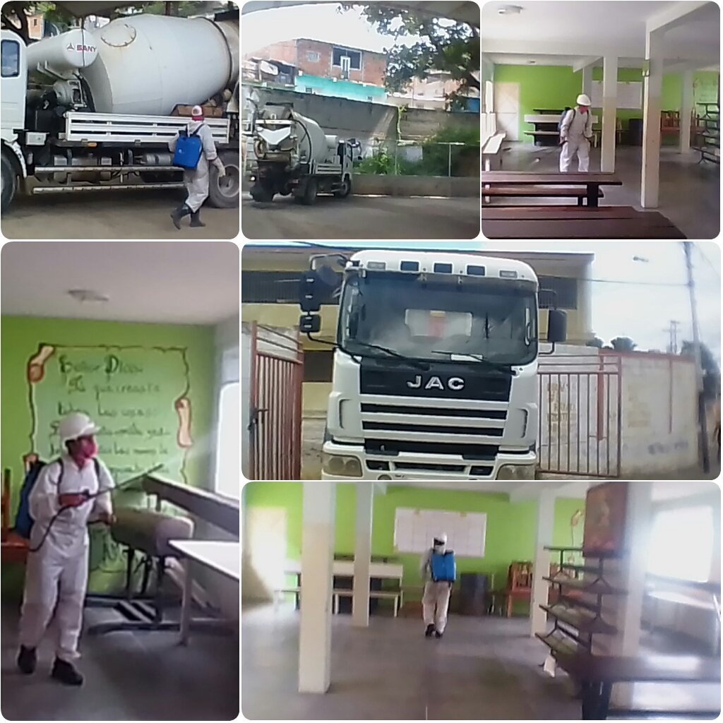 red12valera's tweet photo. EB Ciudad de Valera Jornada de limpieza y desinfección articulado con Gobernación y Zona Educativa. Valera Trujillo. @NicolasMaduro @psuvaristobulo @RangelSilva4F @MPPEDUCACION @GobTrujillo @LaidelyPsuv @VTVcanal8 @ZonaEduTrujillo @Div de supervisión ZE Trujillo @LirosTorres https://t.co/Mx9aeLFDD3