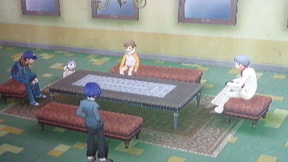 I wish the game would let me sit and chill with the boys. They all (minus Koromaru) seem hella stressed today for some reasom
