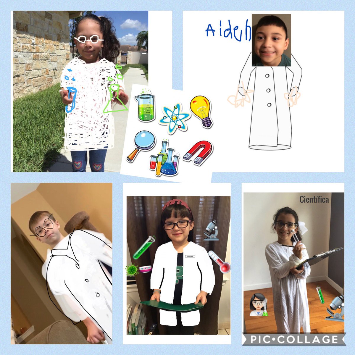 MrsGutierrez1st's tweet image. My Students enjoyed Dressing up as a scientist! Vestirse Como un Cientifico! #scienceprocess #IB #knowledgeable #dualLang #bilingualProud @perezpioneers