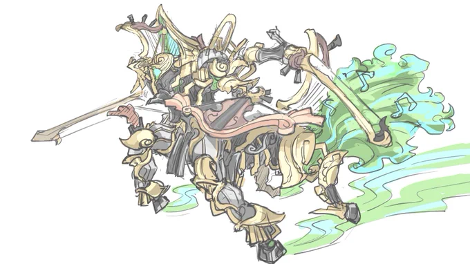 楽器サジタリウス  ラフ 