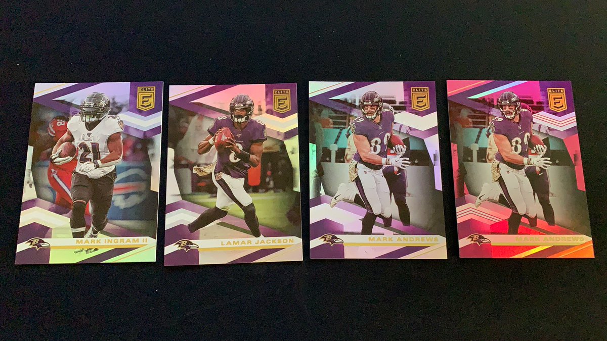 Ravens offense lot. Incl. pink parallel Mark Andrews $5