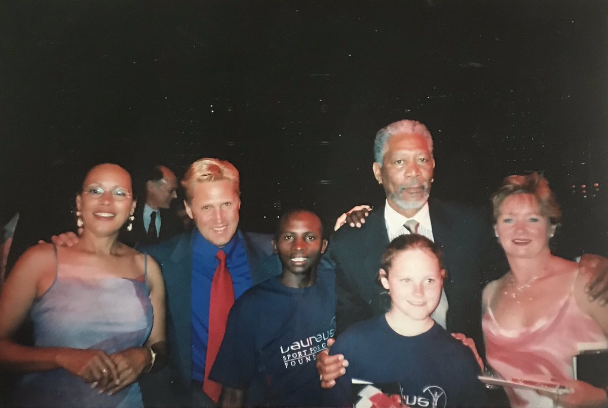 s1Nade's tweet photo. @morgan_freeman you haven’t changed in 17 years #laureussportforgoodfoundation https://t.co/qylhPTmQUL