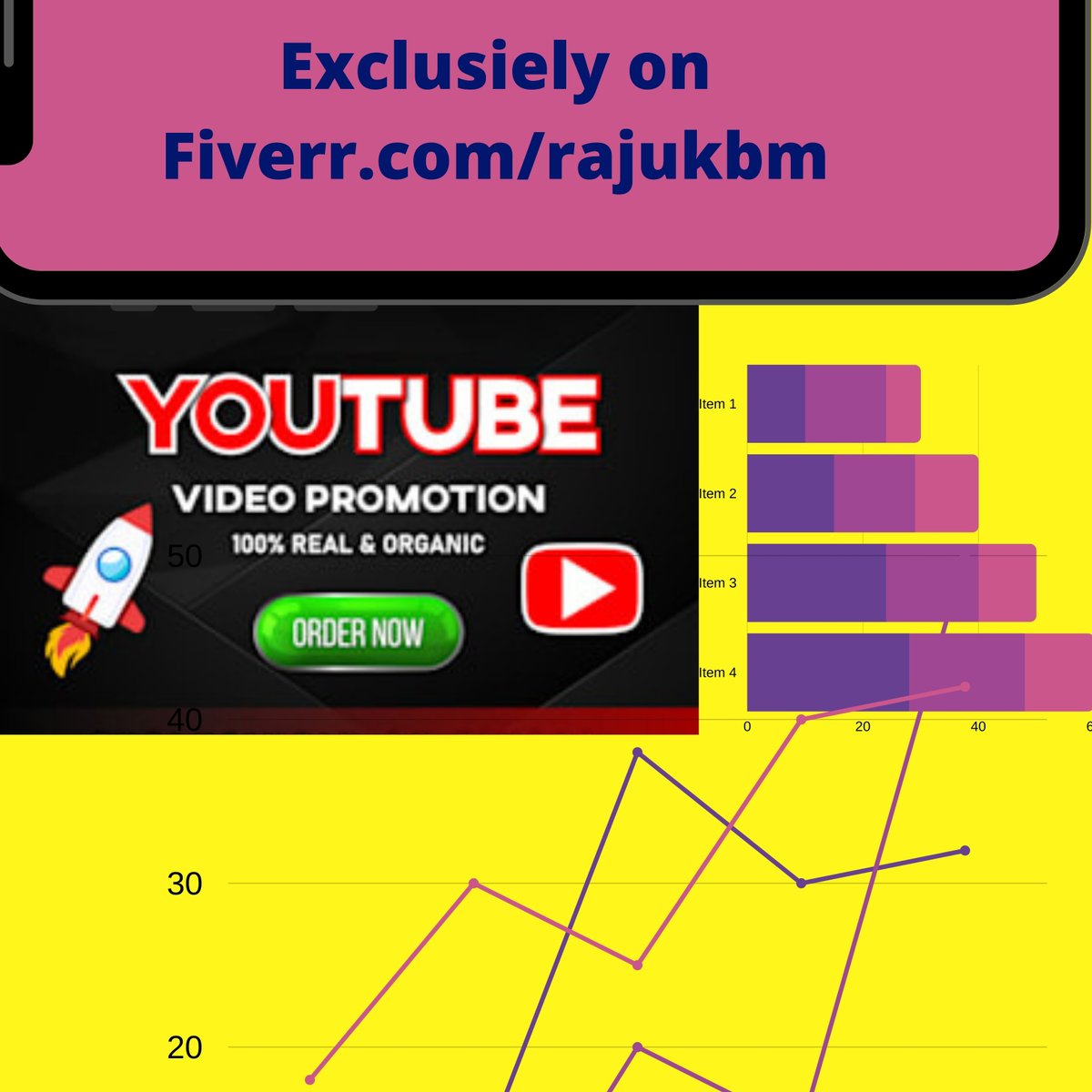 I will do real organic youtube channel, video promotion . my profile; fiverr.com/share/8y6xvg #youtube #youtuber #instagram #music #love #like #follow #tiktok #youtubers #spotify #video #youtubechannel #memes #gaming #facebook #subscribe #explorepage #instagood #twitch #gamer