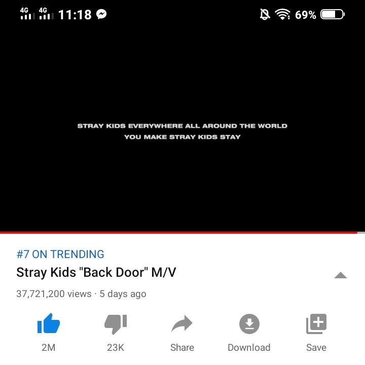 12:14 PM KST— 37,721,200 views #50MKnockingAtBackDoor @Stray_Kids  #StrayKids  #스트레이키즈