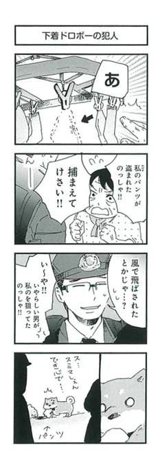 ?『柴ばあと豆柴太』?21歩目「下着ドロボーの犯人」#4コマ #4コマ漫画 #犬  #柴犬 