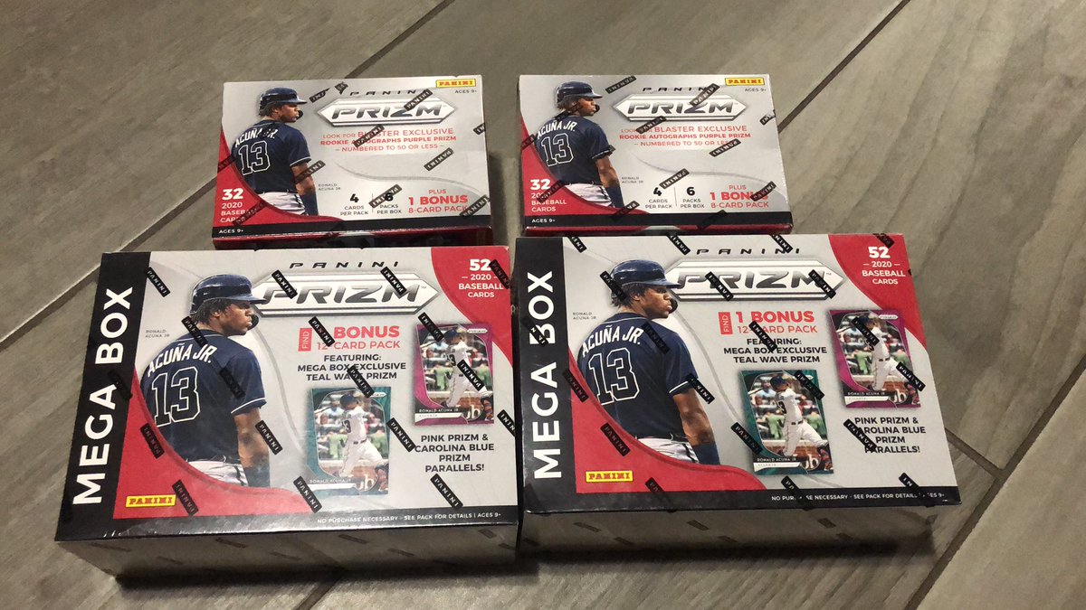 BreaksWolfpack's tweet photo. Tryna do some personal rips if anyone is interested. Megas 45 and blasters 25 all cards will ship. DM if interested. #thehobbyconnector #tradingcards https://t.co/I37EtQ5Q4t
